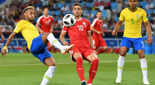Cómo va el partido de Brasil Serbia: conoce quién va ganando