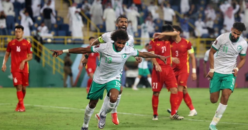 Arabia Saudita vs México latina television
