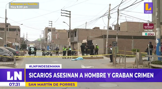 San Martín de Porres: sicarios asesinan a joven y graban crimen