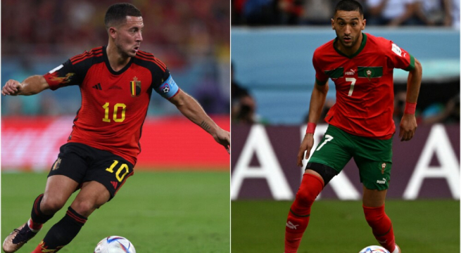 Partido Bélgica vs Marruecos: Alineaciones confirmadas de ambas selecciones