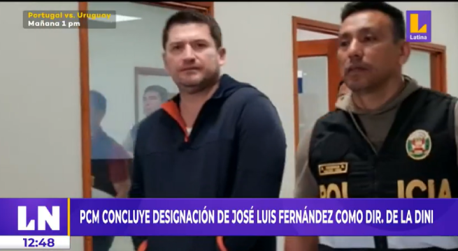 PCM da por concluida designación de José Luis Fernández como director de la DINI