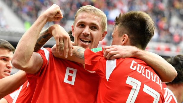 Yuri Gazinski marcó el primer gol en Rusia 2018