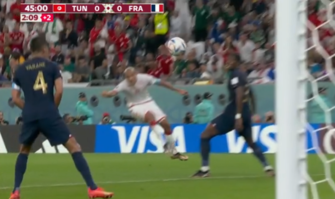 resumen primer tiempo túnez vs francia