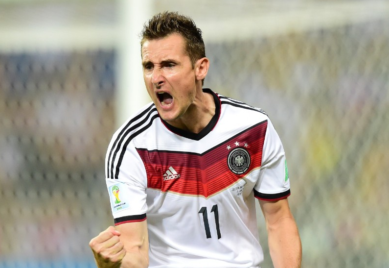 Miroslav Klose máximo goleador de mundial de fúbol