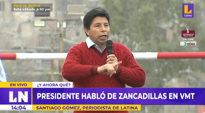 Pedro Castillo: “Este Gobierno, a pesar de las zancadillas, ejecuta más de 500 obras de agua”