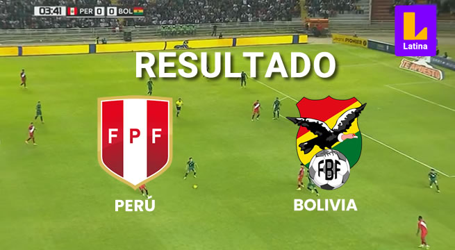 Resultado de Perú vs Bolivia: bicolor gana 1-0 en Arequipa