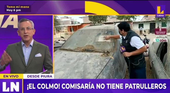 Comisaría no tiene ni un triciclo, solo cementerio de patrulleros chatarra