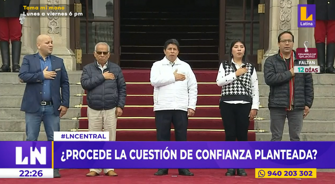 ¿Procede la cuestión de confianza presentada por el Ejecutivo?