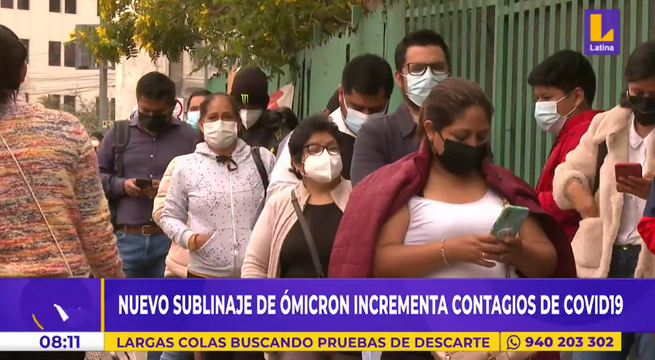 COVID-19: nuevo sublinaje DJ.1 de ómicron sería el causante del aumento de contagios