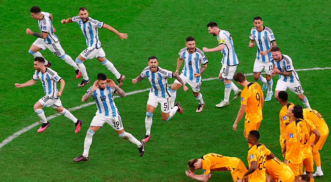 Argentina venció 4-3 a Países Bajos en penales y es semifinalista de Qatar 2022