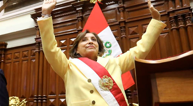 Secretario de la OEA saluda a presidenta Dina Boluarte
