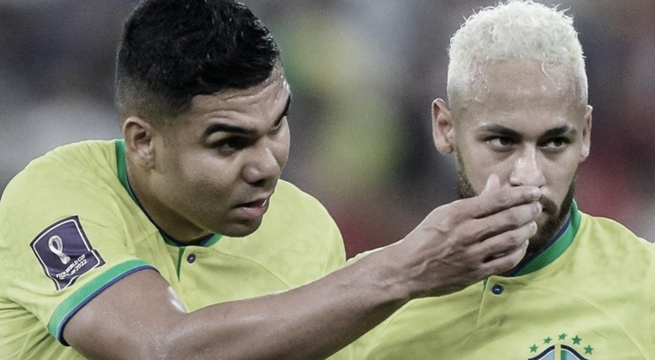 Brasil: ¿Sustancias prohibidas? Polémica acción entre Casemiro y Neymar se viraliza en redes