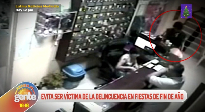 Recomendaciones para evitar ser víctima de la delincuencia en fiestas de fin de año