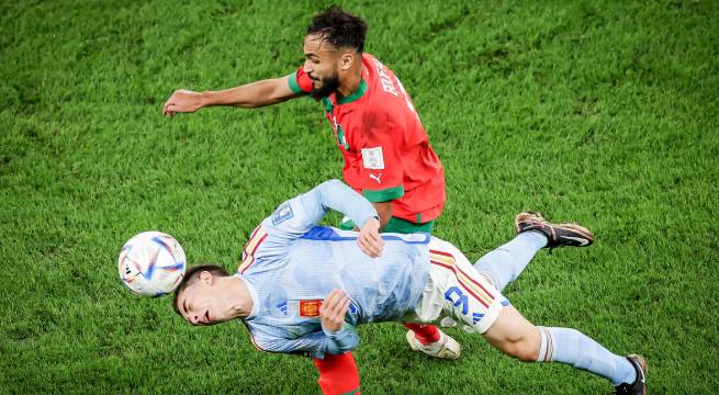 España y Marruecos se ven las caras por los octavos de final de la Copa del Mundo Qatar 2022.