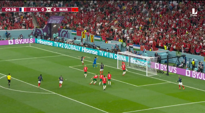 ¡GOOL DE FRANCIA! Theo Hernández marcó el primero (VIDEO)