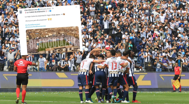 Alianza Lima anunció fecha para la 