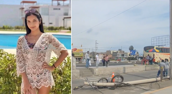 Asia: joven anfitriona muere al caerle poste en la Panamericana Sur