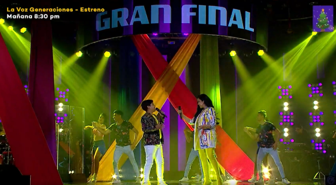 Stive Kidman se lució en la gran final al cantar con su entrenadora Maricarmen Marín