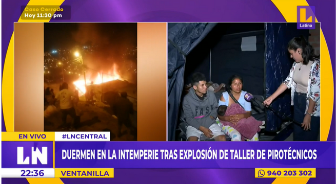 Ventanilla: damnificados necesitan ayuda tras explosión por pirotécnicos