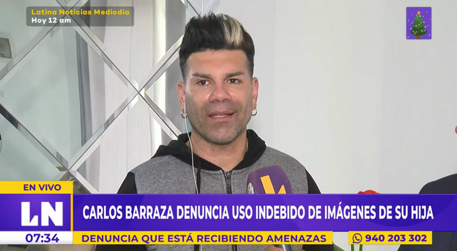 Carlos 'Tomate' Barraza denuncia uso indebido de imágenes de su hija