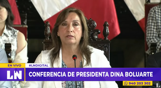 Dina Boluarte pide al Congreso 