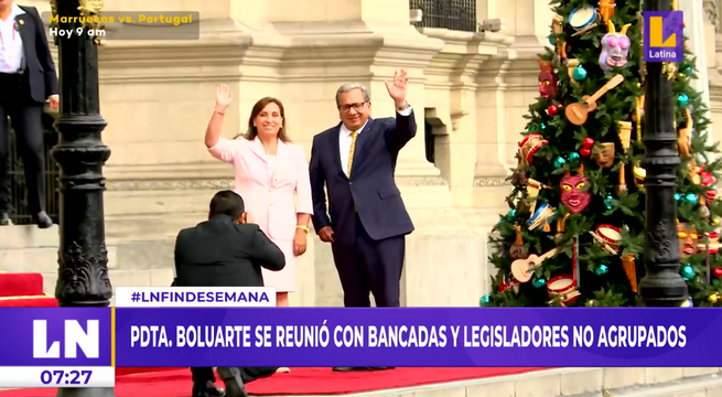 Dina Boluarte: presidenta dialogó con bancadas y congresistas no agrupados