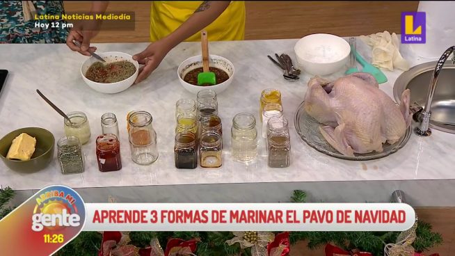 Arriba mi Gente: 3 formas de marinar el pavo por Navidad