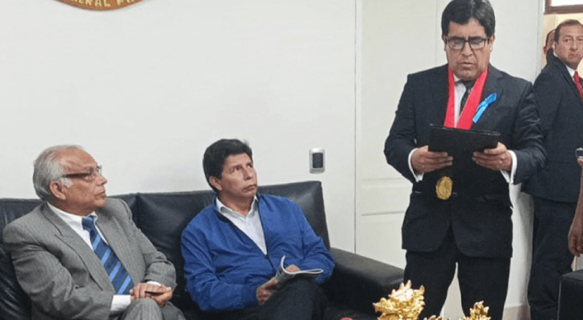 Dictan siete días de detención preliminar contra Pedro Castillo