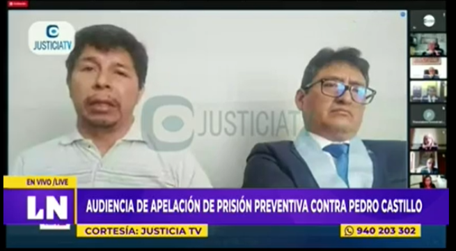 Pedro Castillo pide acceso telefónico para comunicarse con su familia