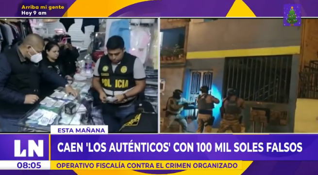 Desarticulan red dedicada a la fabricación y distribución de billetes falsificados