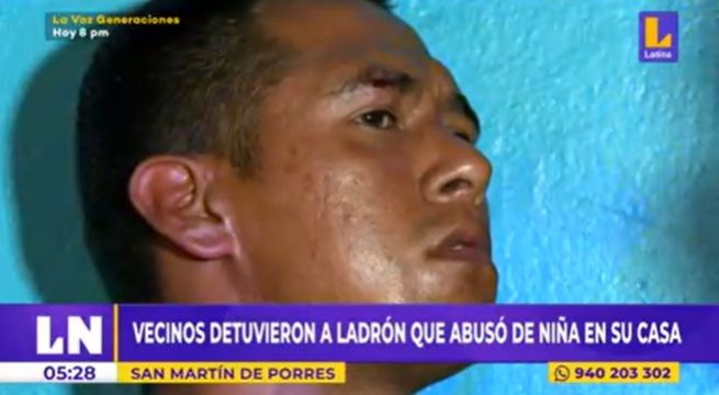 San Martín de Porres: vecinos detuvieron a sujeto que abusó sexualmente de una niña