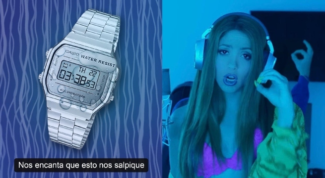 CASIO responde a Shakira por la comparación con Rolex