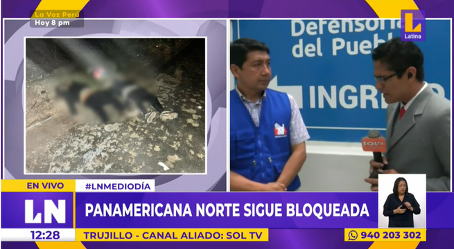 Hallan 3 cuerpos sin vida en carretera de La Libertad