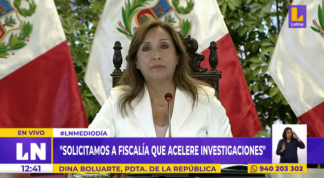 Dina Boluarte se disculpa por intervención en San Marcos: 
