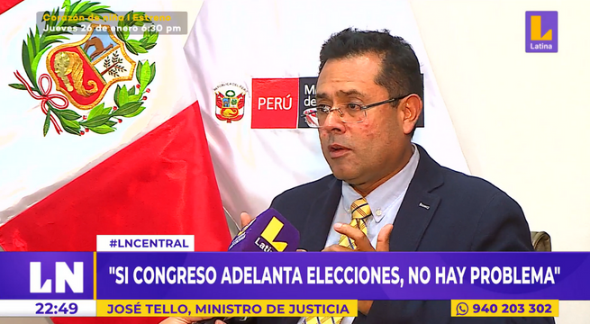 Ministro de Justicia: 