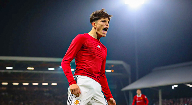 Alejandro Garnacho tras el triunfo de Manchester United: 