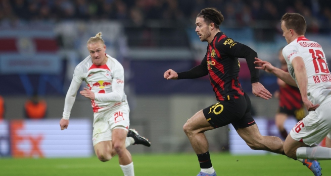 Champions League: RB Leipzig empató 1-1 con el Manchester City en la ida de los octavos de final 