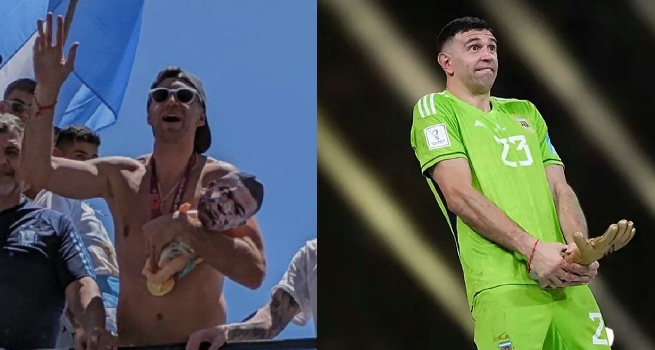 Dibu Martínez sobre Kylian Mbappé: “Metió cuatro goles, debe pensar que yo fui su muñeco”