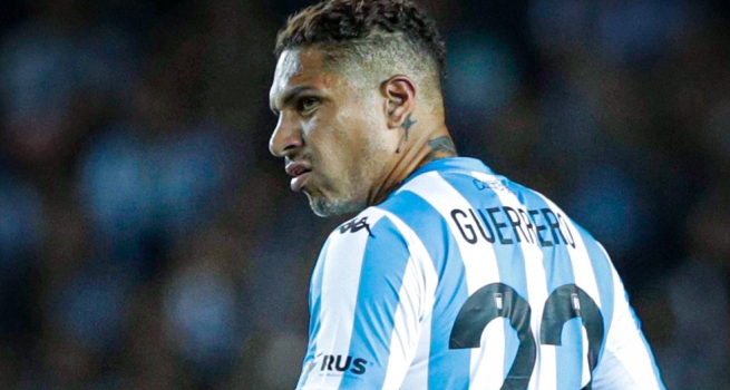 Racing Club: Paolo Guerrero en la lista de convocados para el partido ante Arsenal de Sarandí