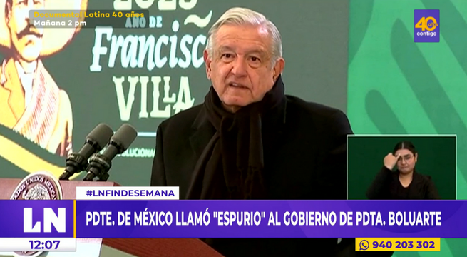AMLO llama 
