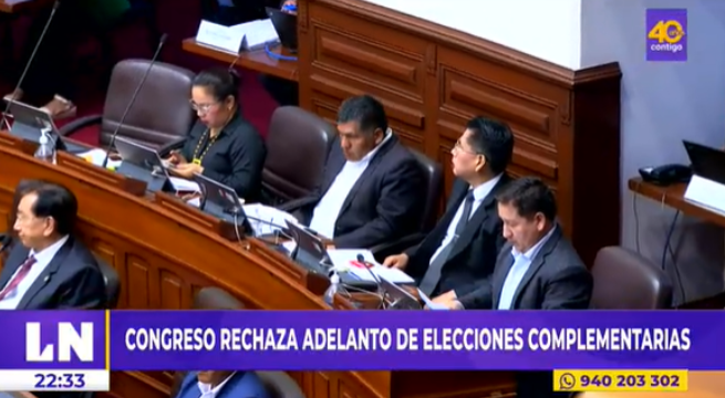 Ejecutivo presentó proyecto de ley para el adelanto de elecciones 2023