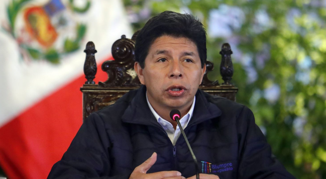 Congreso: aprueban informe que recomienda acusar a Pedro Castillo por organización criminal