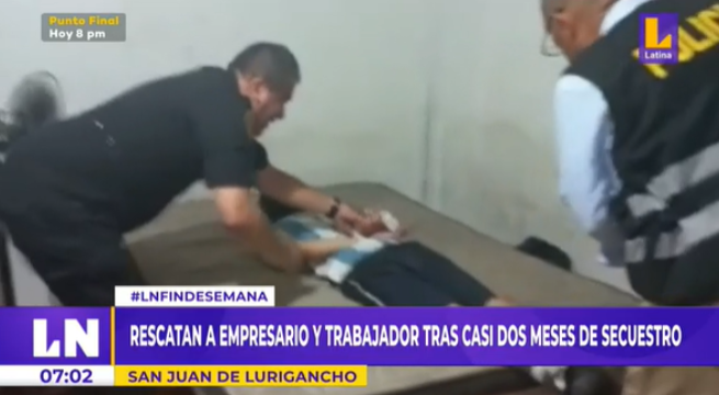 Rescatan a empresario y trabajador tras casi dos meses de secuestro