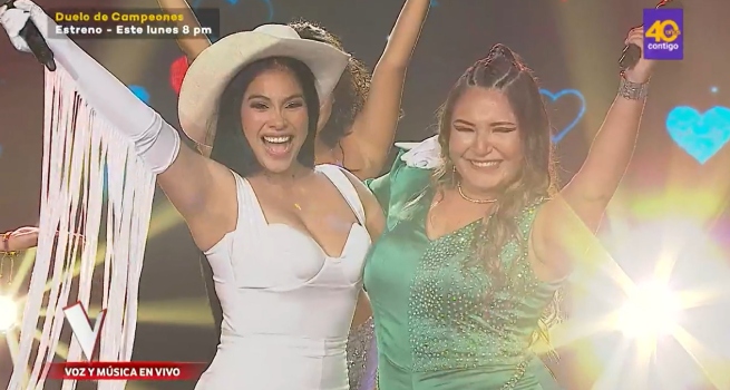 Lucero López y Maricarmen Marín cantaron ‘Me enamoré de ti y qué’