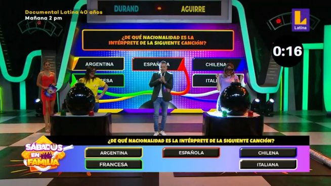 Sábados en Familia: Los Aguirre y los Durand pusieron a prueba sus conocimientos en 'Desactívame'