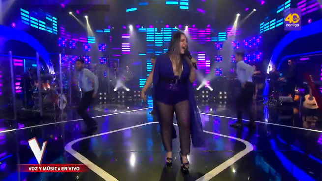 Lucero López cantó con potencia “Me cansé de ser la otra” en la noche de eliminaciones