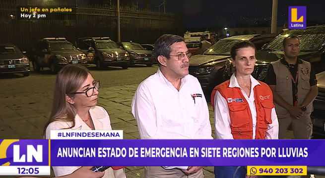 Ciclón Yaku: Ejecutivo anuncia estado de emergencia en siete regiones por lluvias