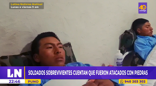 Puno: soldados que cruzaron río Ilave afirman que fueron atacados con piedras