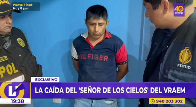 Así fue la caída de alias 'Leche', capo de la droga en el Vraem que financió protestas