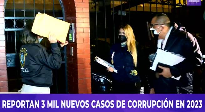 Reportan 3 mil nuevos casos de corrupción el 2023